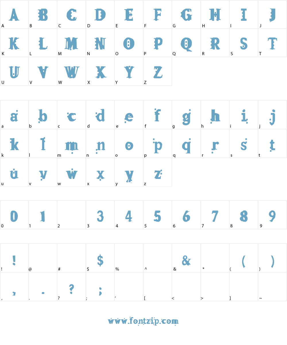 Fleck Font Character