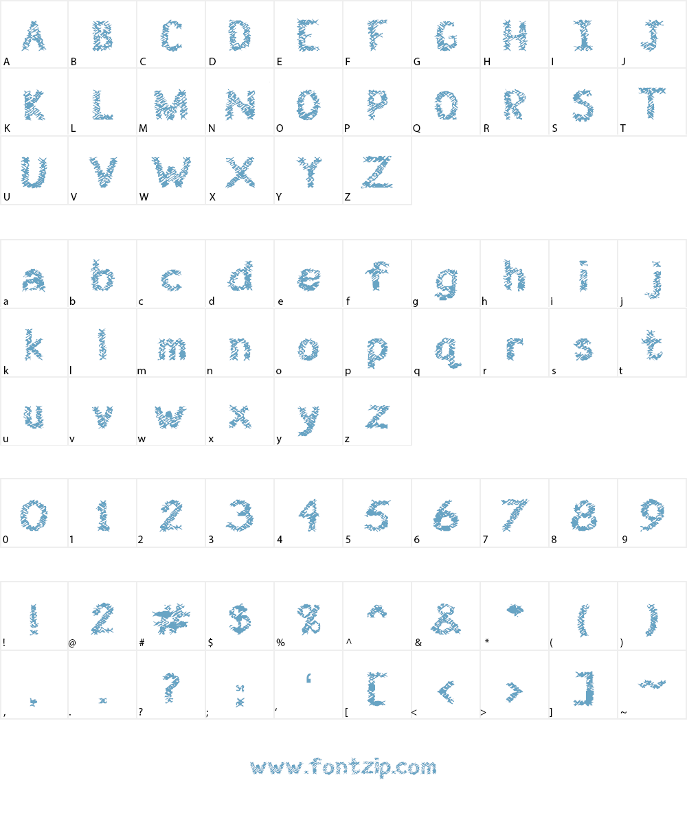 No Problem Font Character