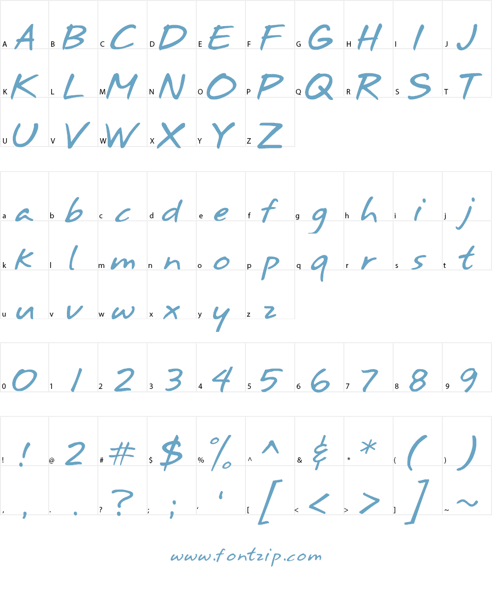 Annifont Font Character