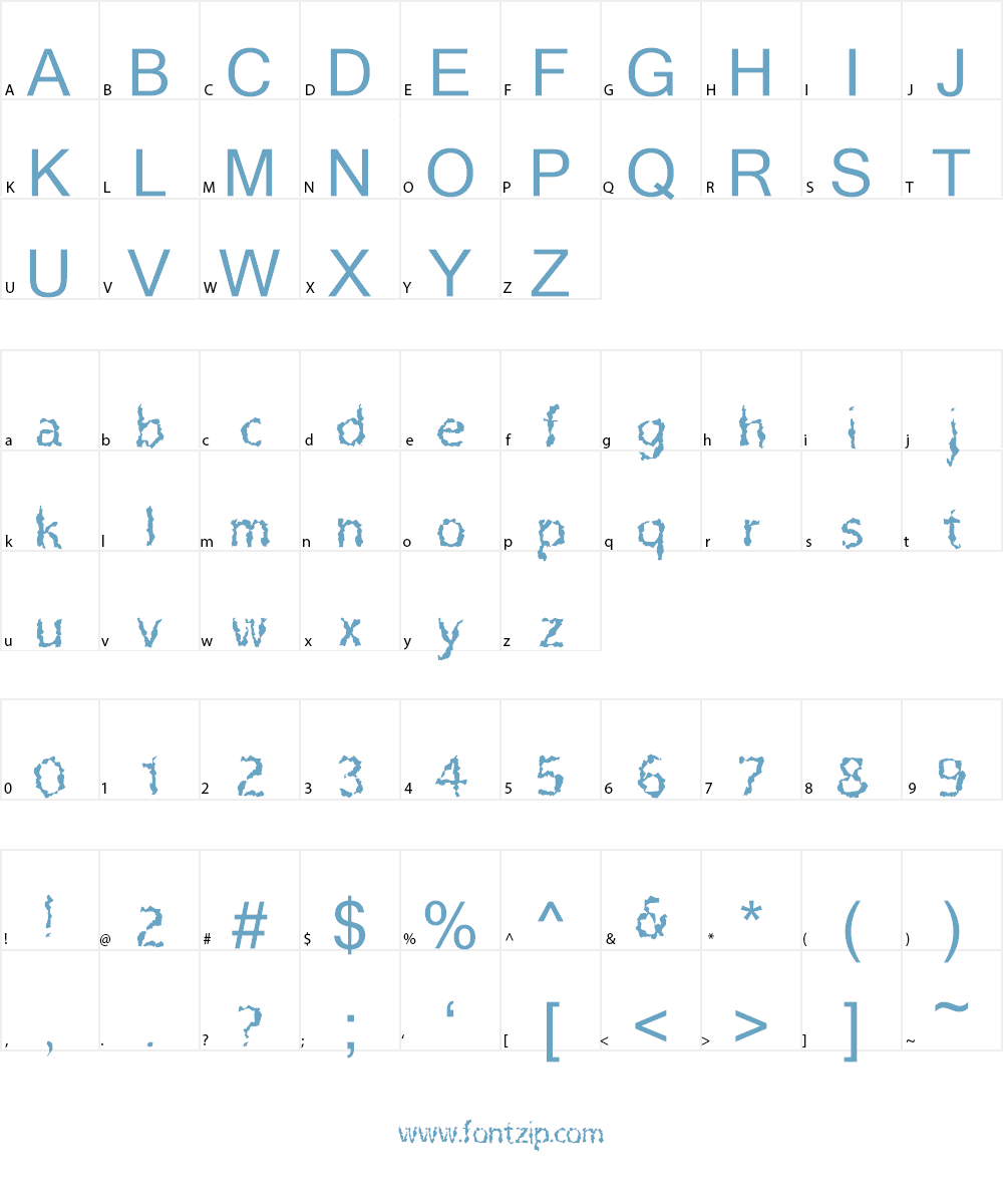 Leafmold Font Character