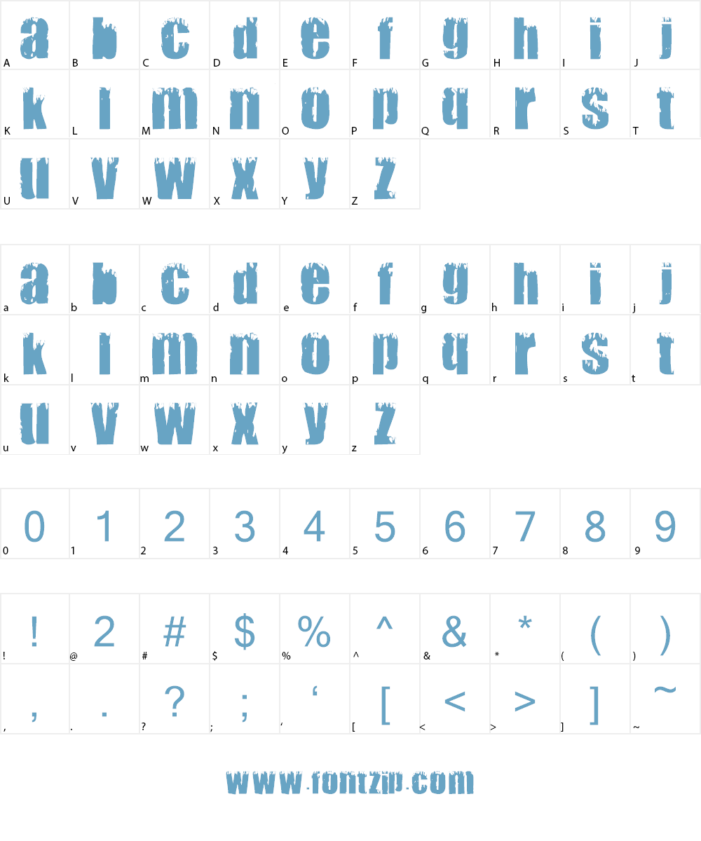Mark Font Character