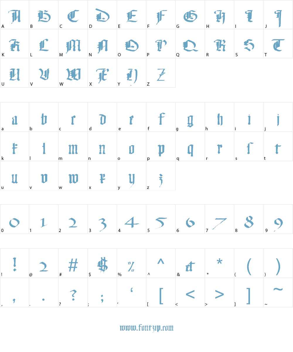 Monky Business Font Character