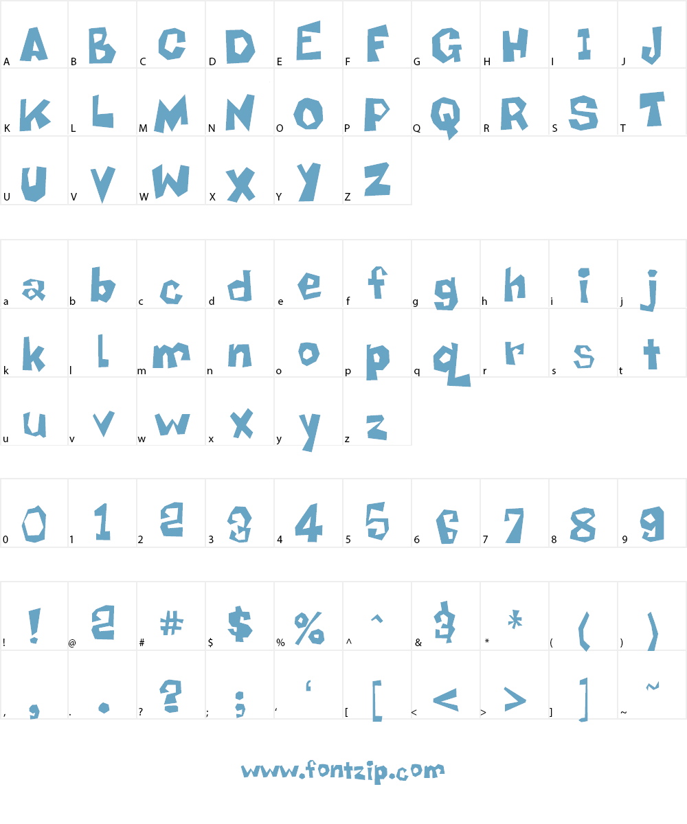 Praise 'Bob' Font Character