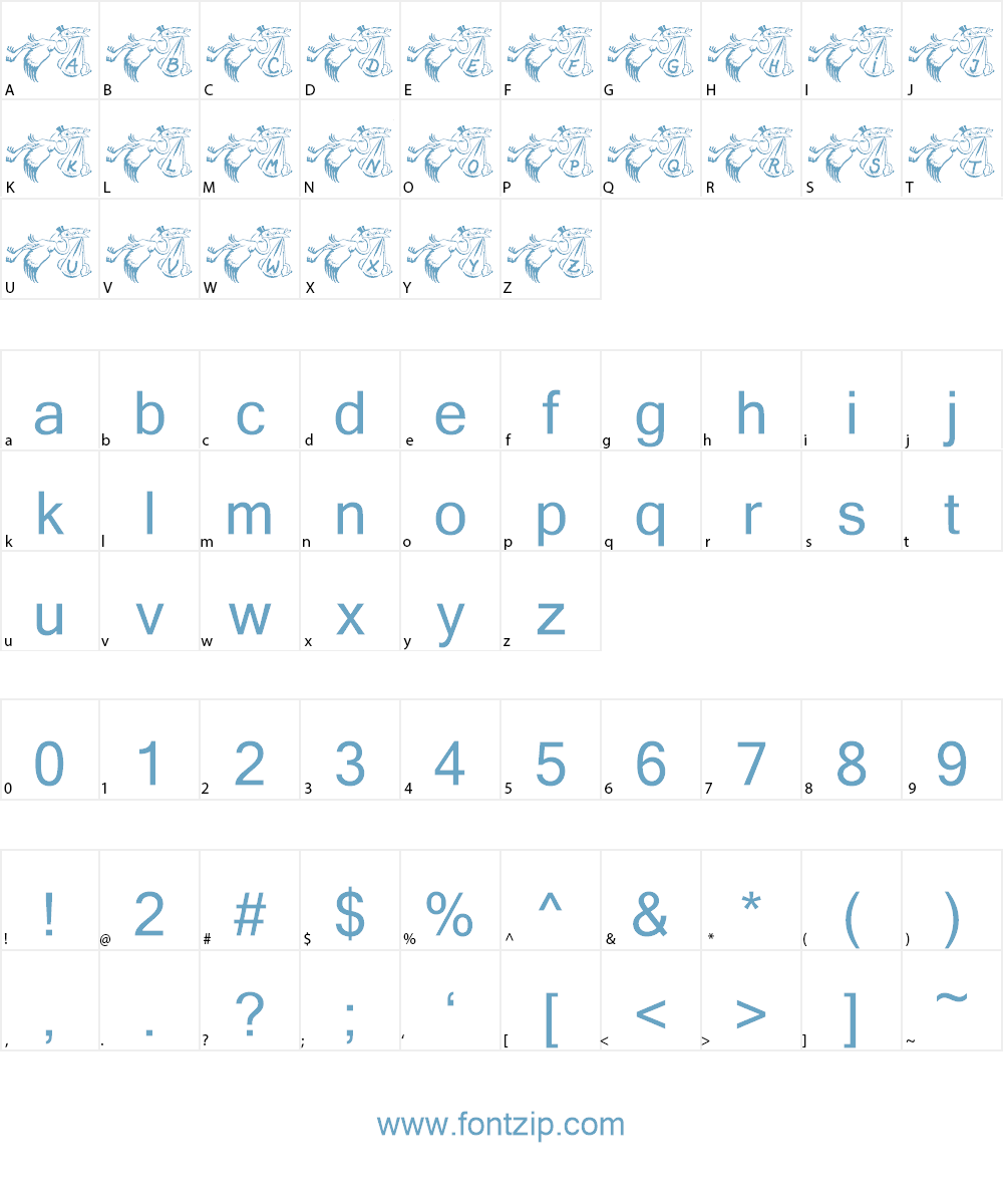 Storch Font Character