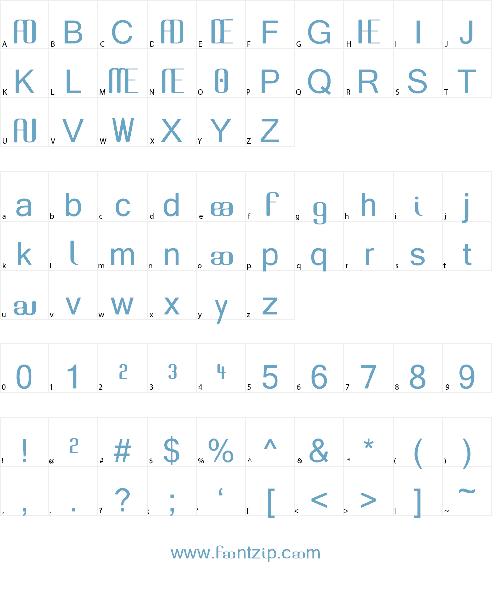 Brassiere Font Character