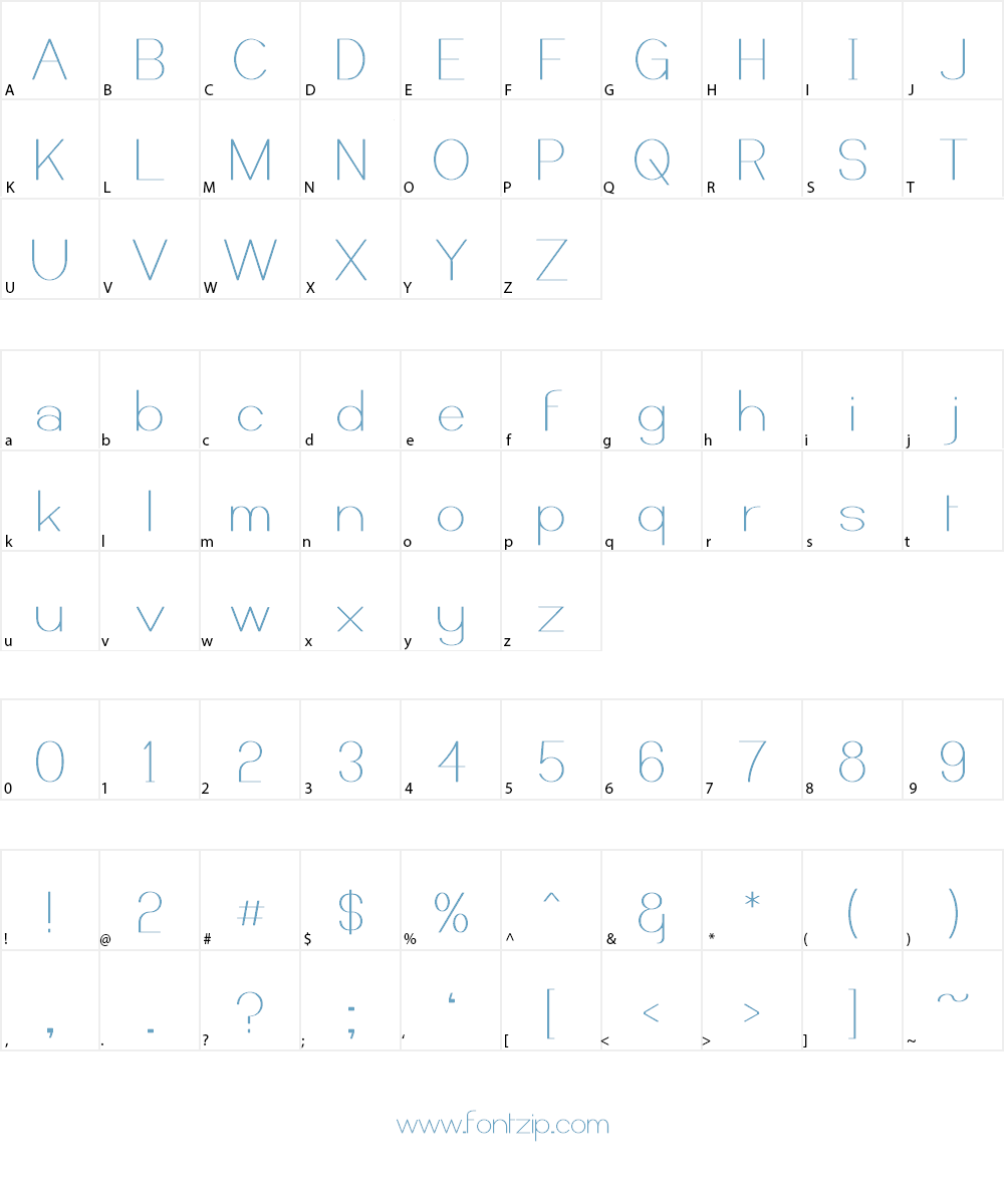 Castorgate Font Character