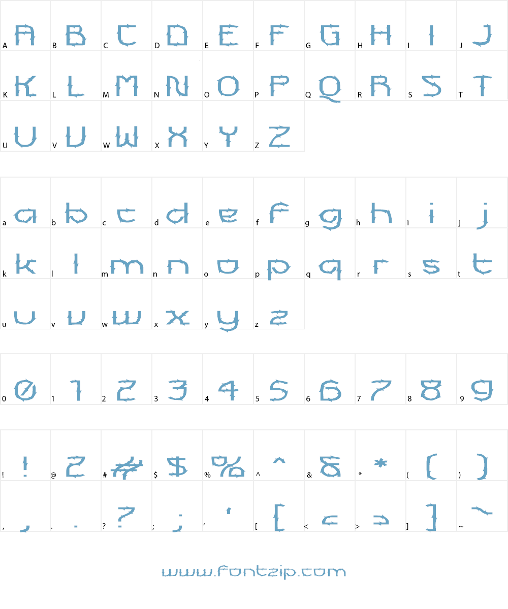 Futurex Aurelius Font Character