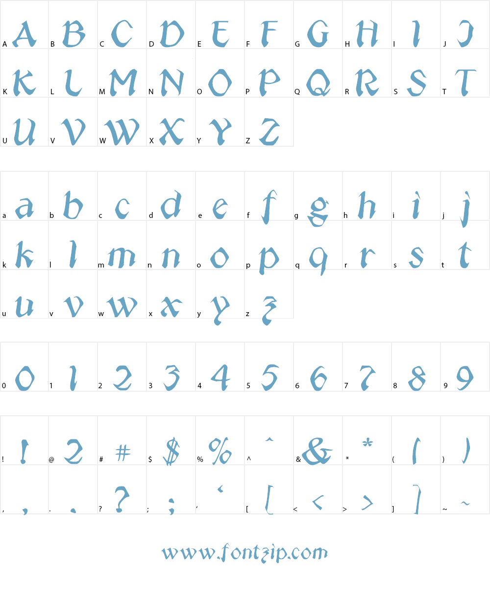 Jeepney Font Character