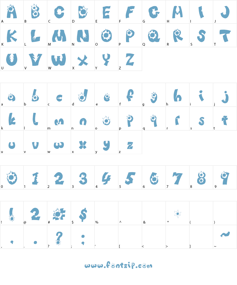 After_Attack Font Character
