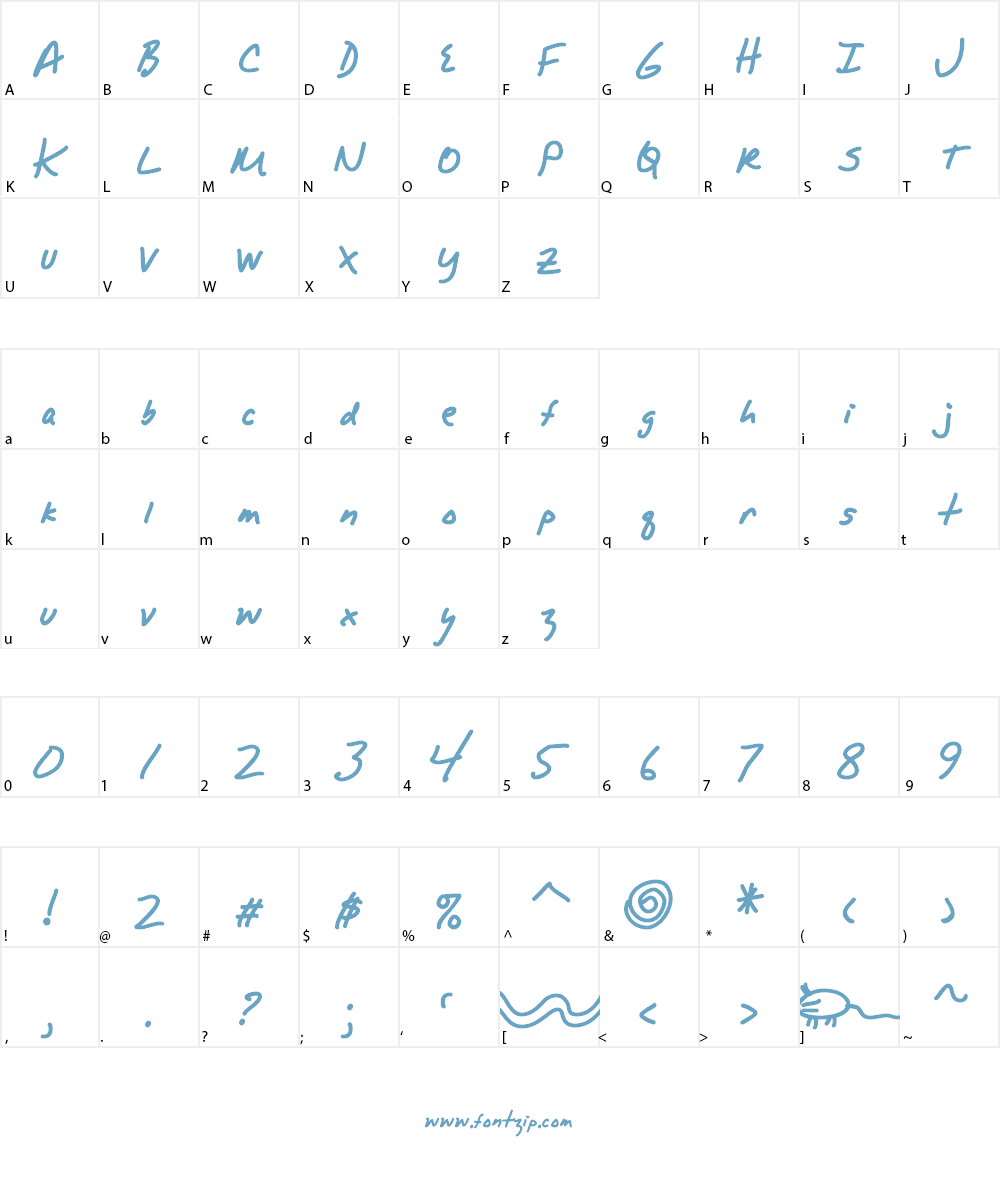AlphaMack AOE Font Character