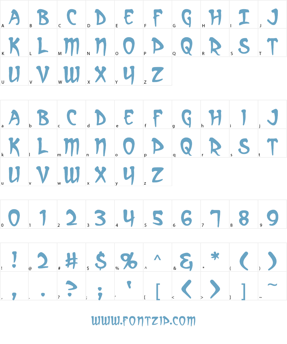 Arcanum Font Character