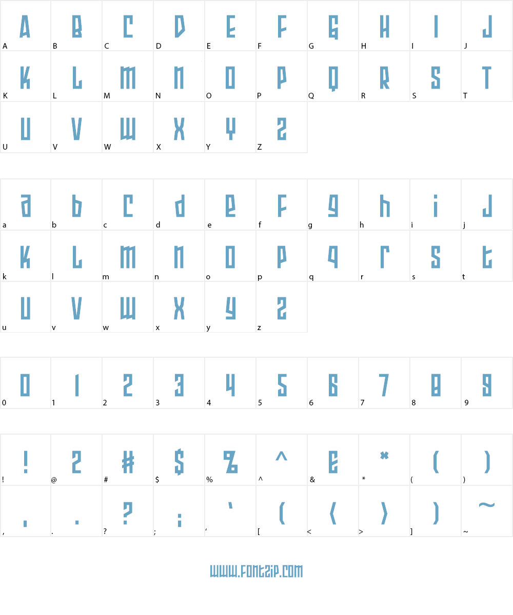 Armor Piercing 2.0 BB Font Character