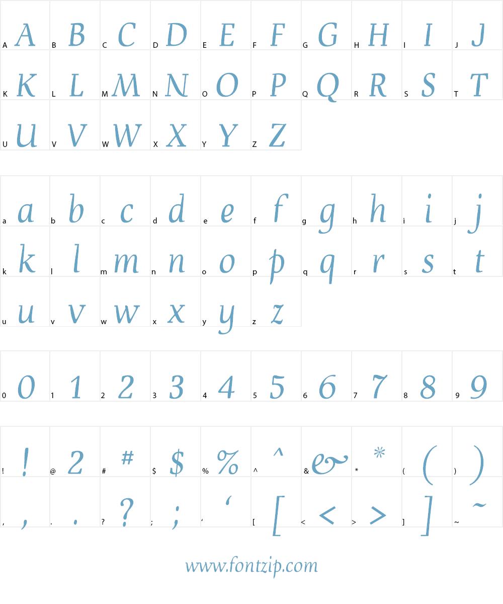Devroye Font Character