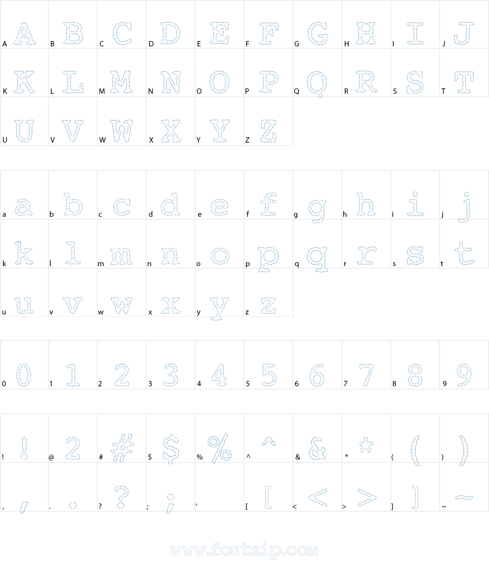 Electric Hermes AOE Font Character