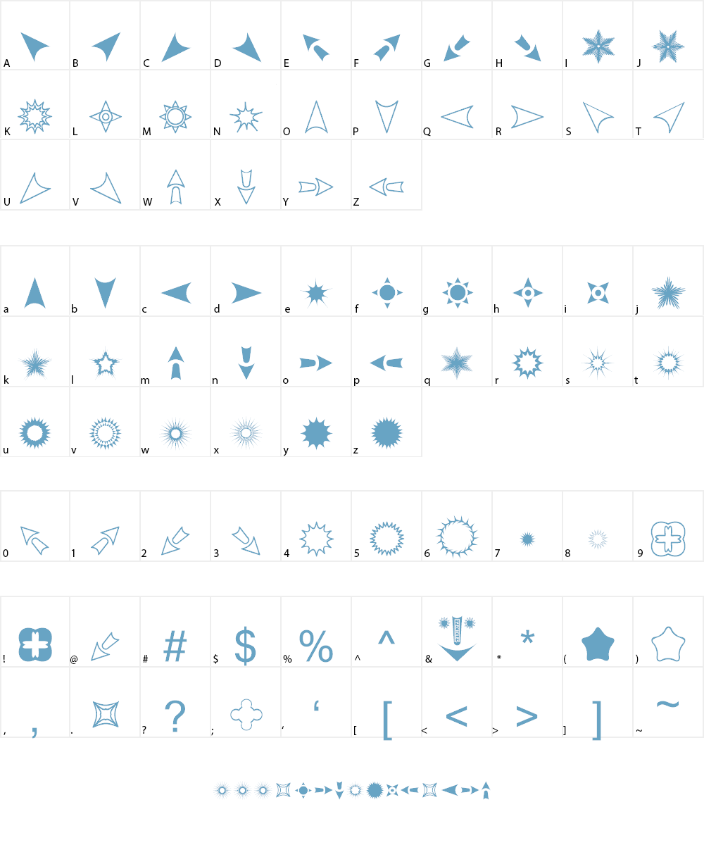 Eyecicles Font Character