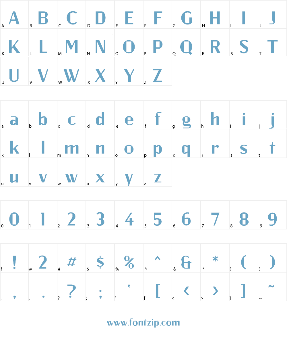 Jagz Font Character