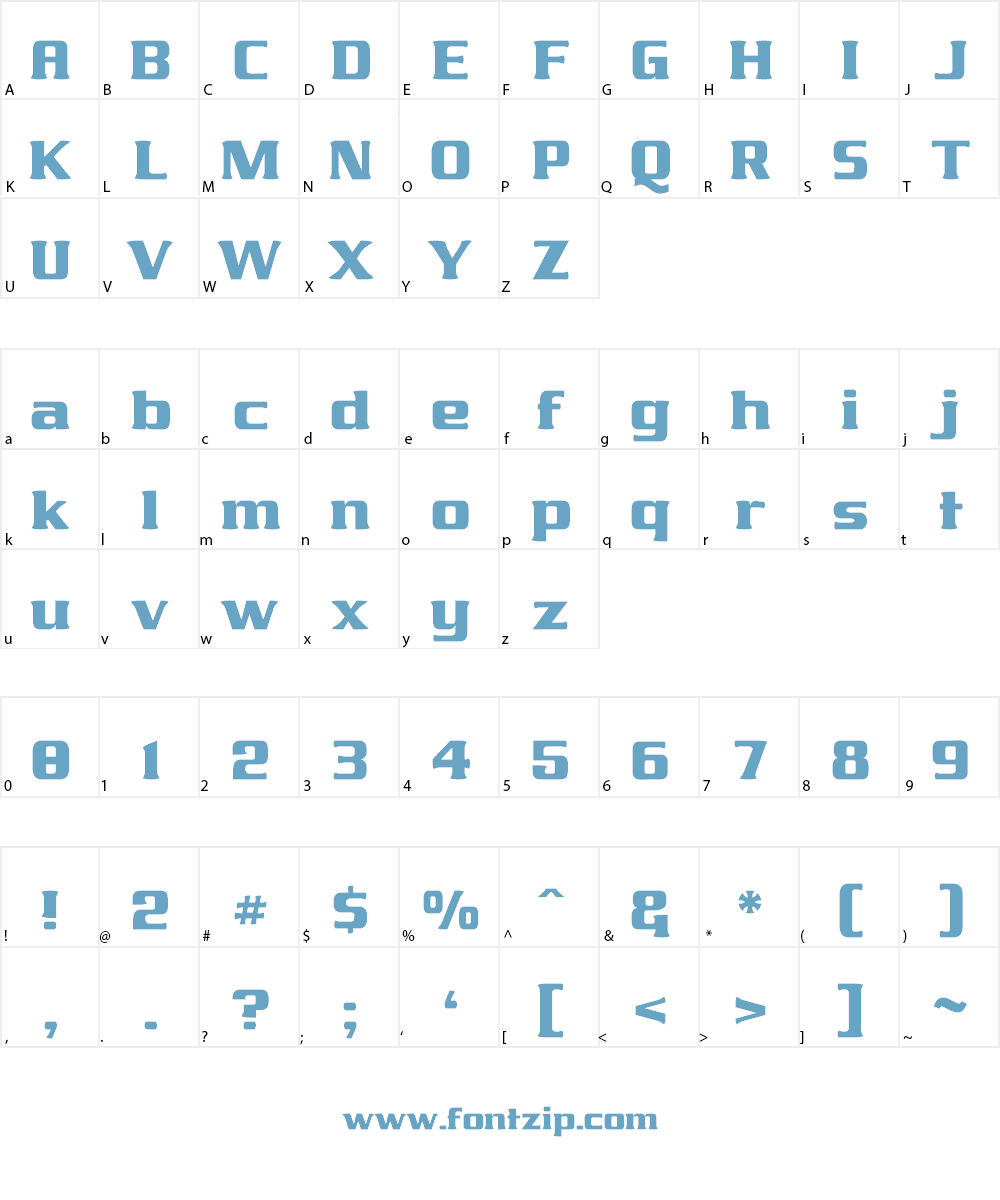 James Eight Eleven Font Character