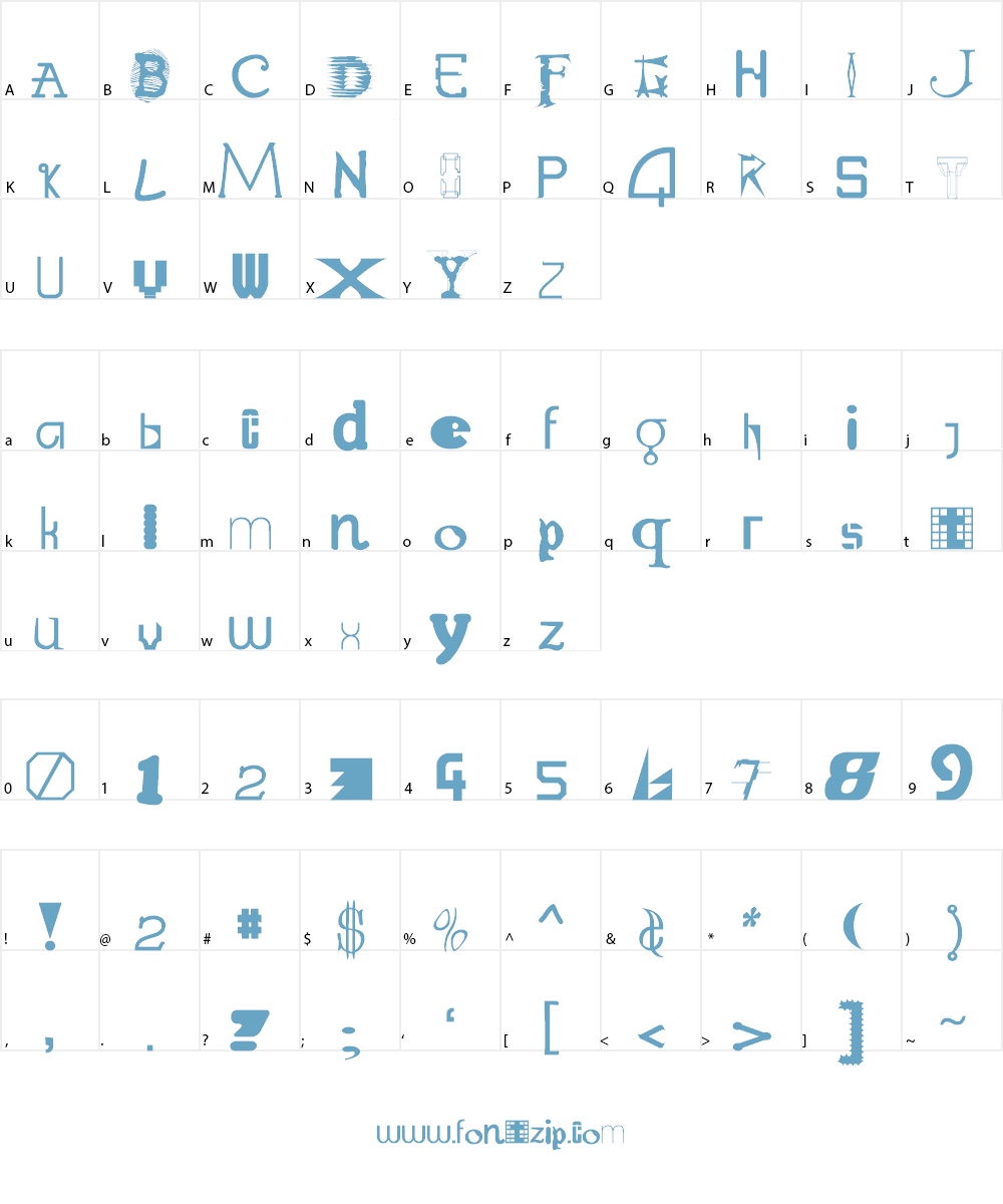 Lab Mix Font Character