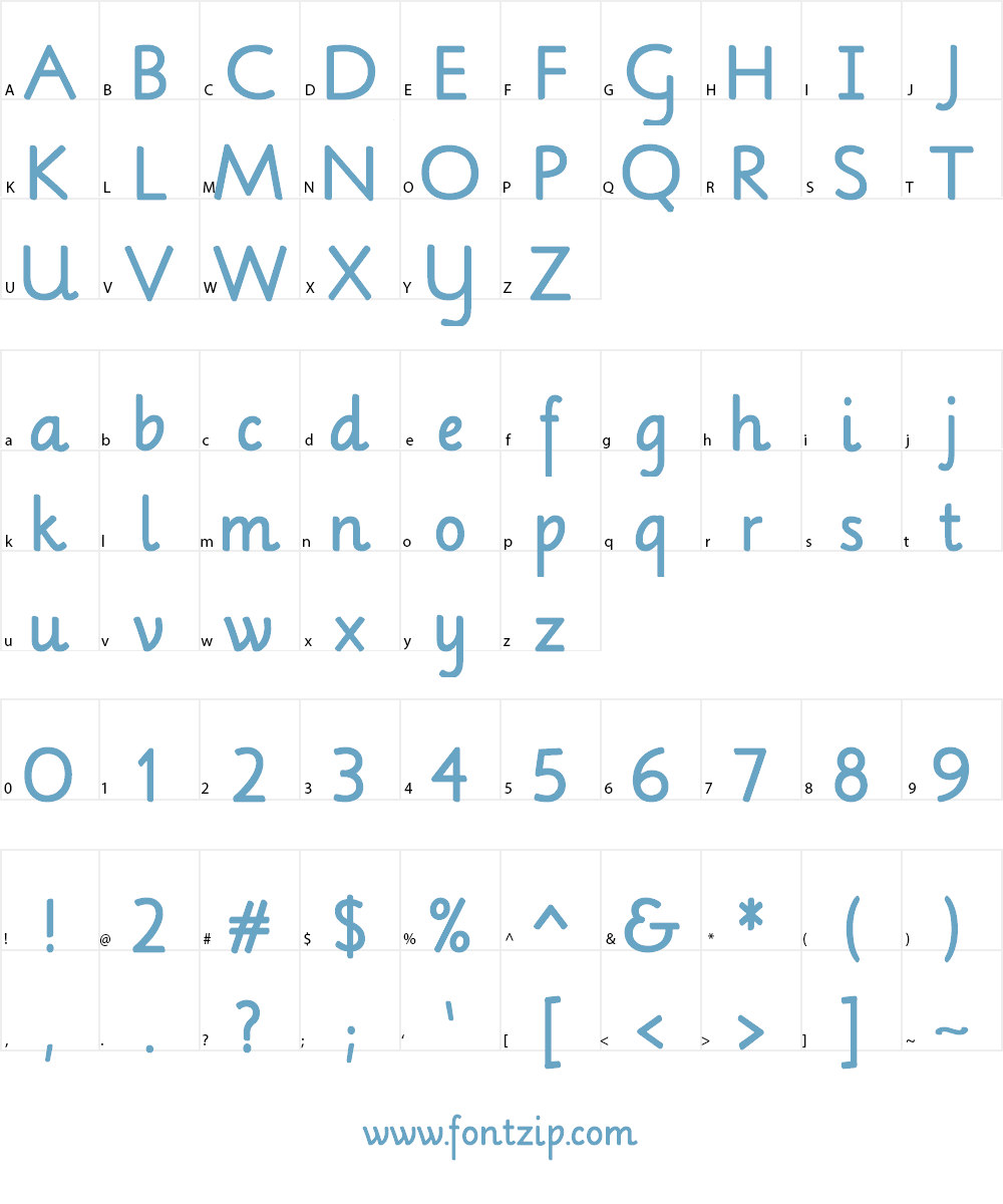 Lilly Font Character