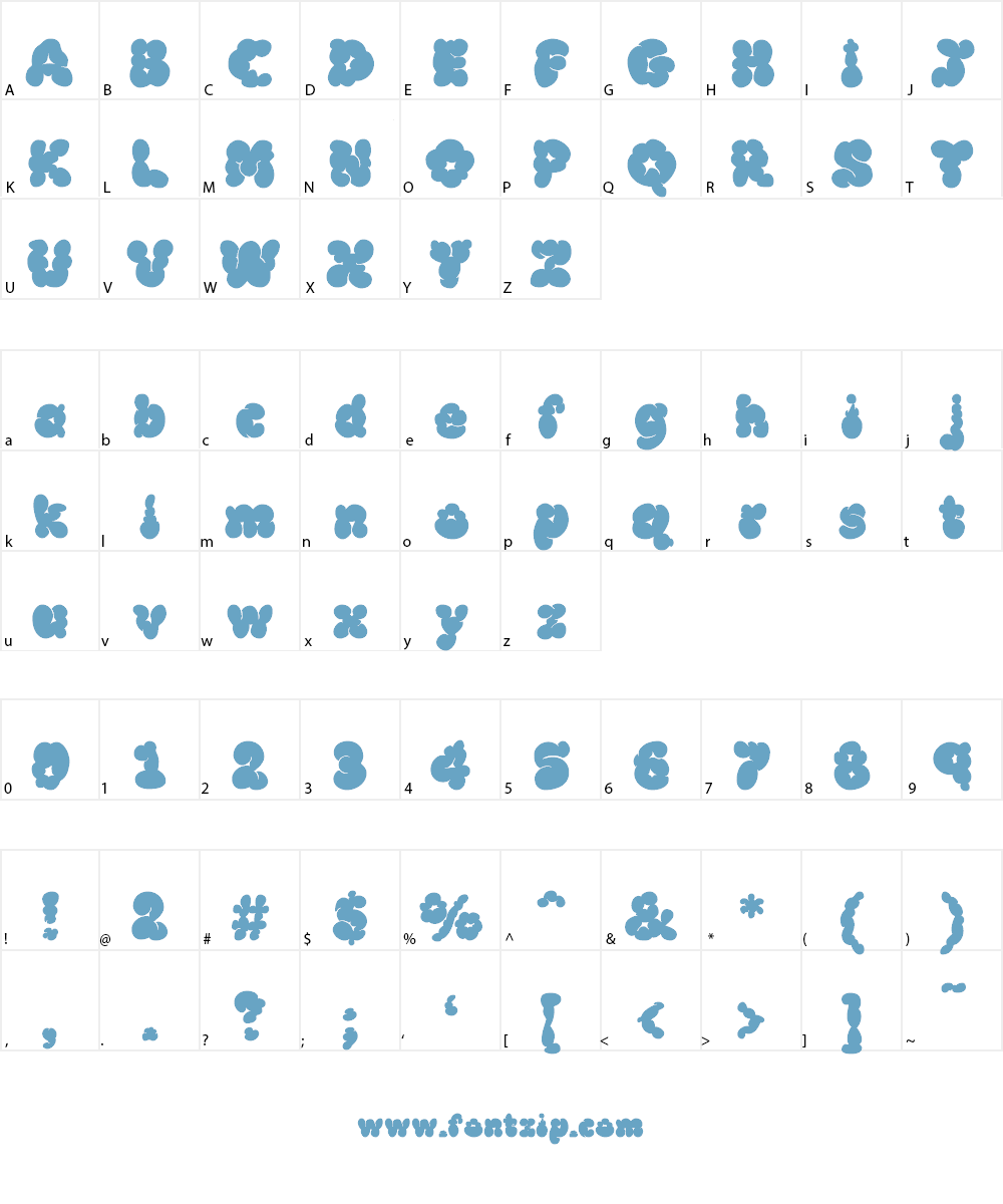 McKloud Font Character
