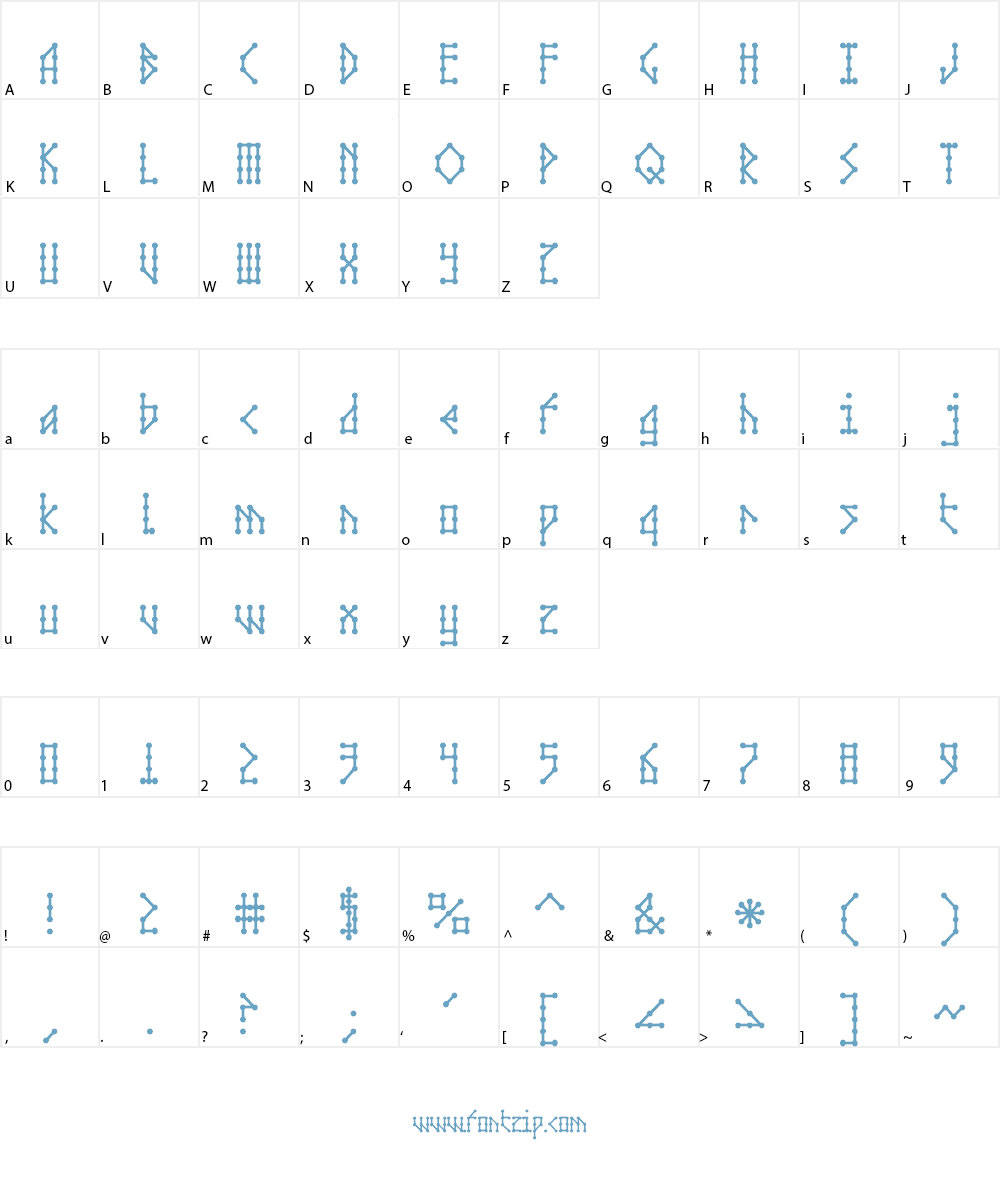 Microbe AOE Font Character