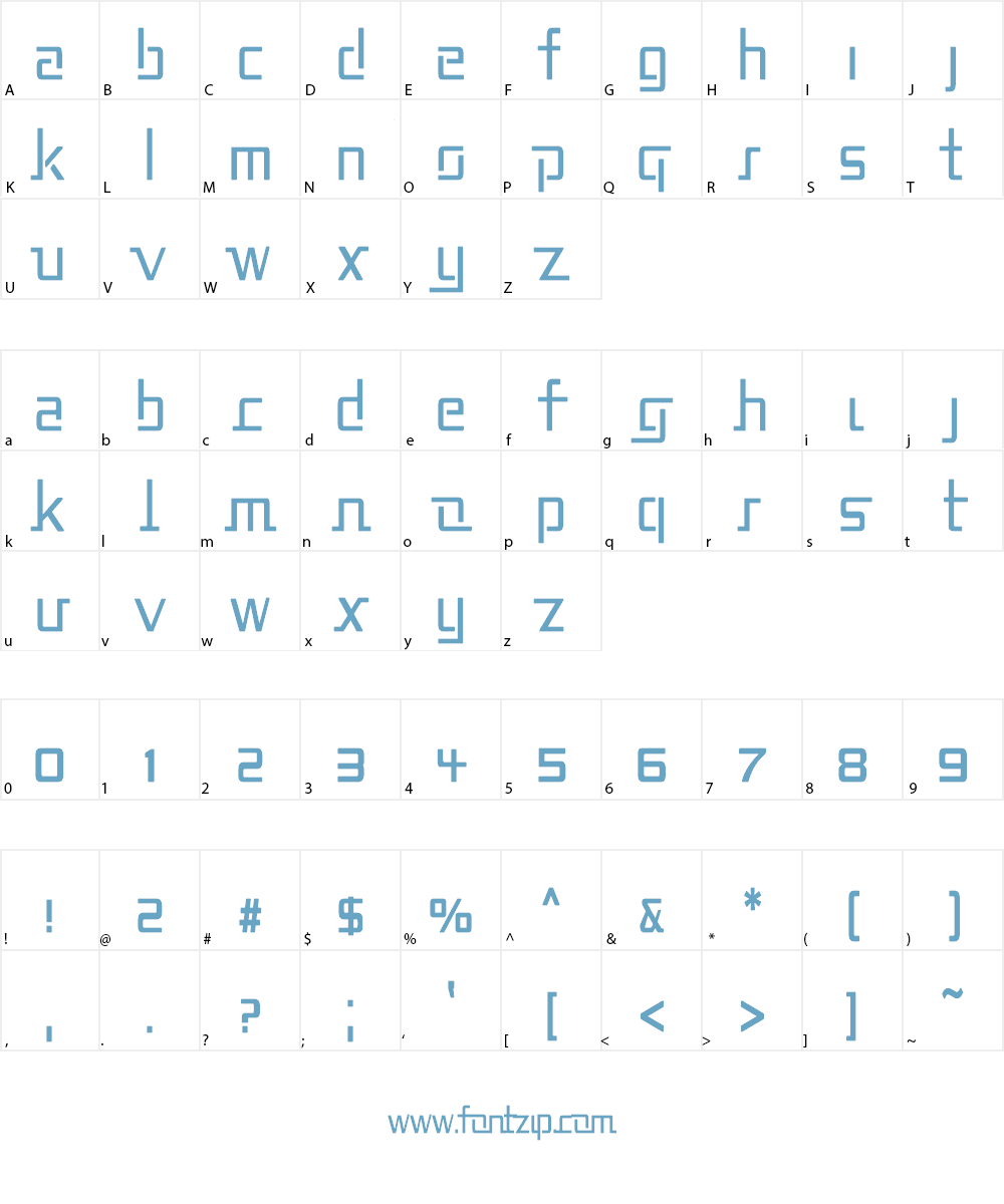 Republika Font Character
