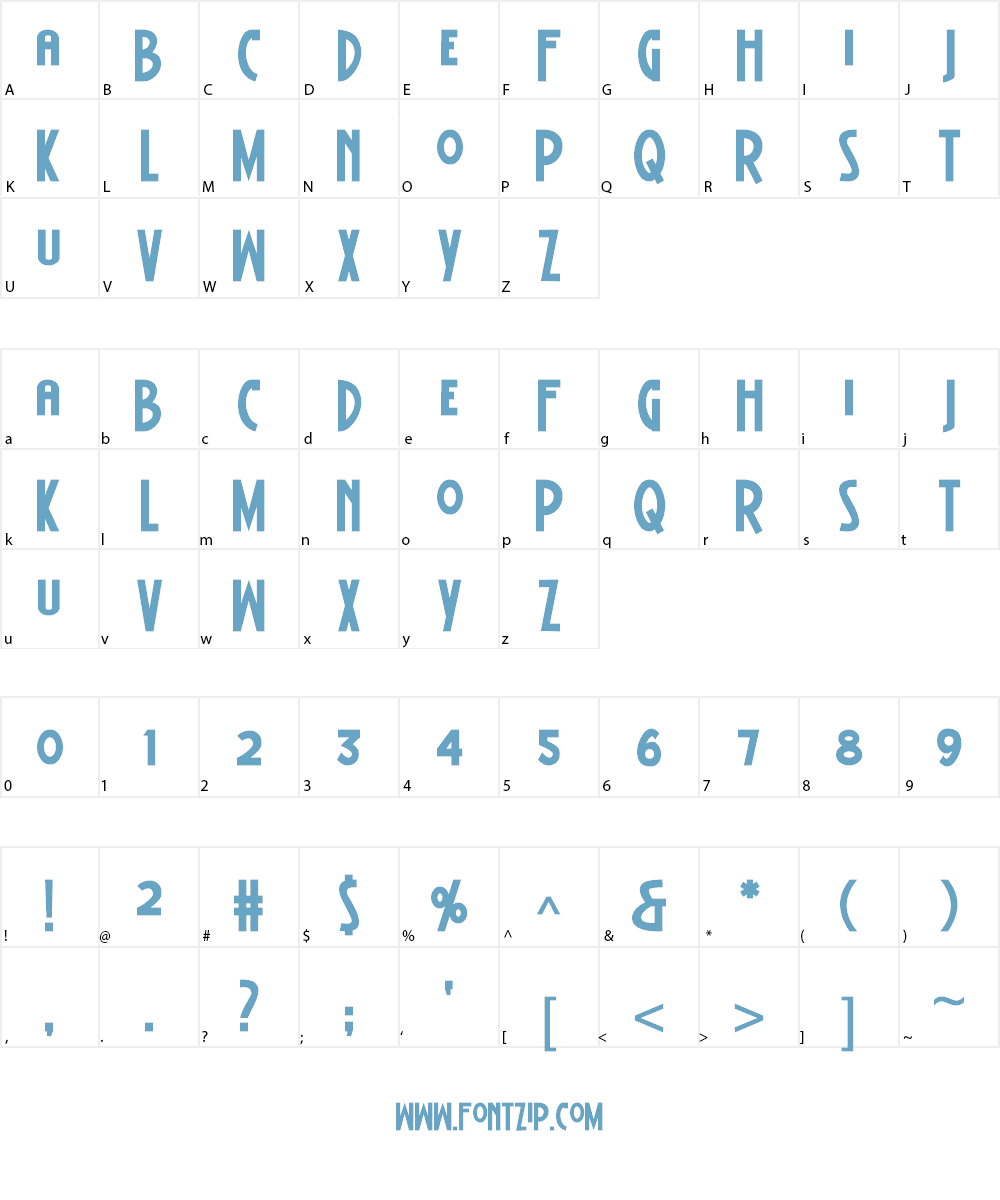 BattleLines Font Character