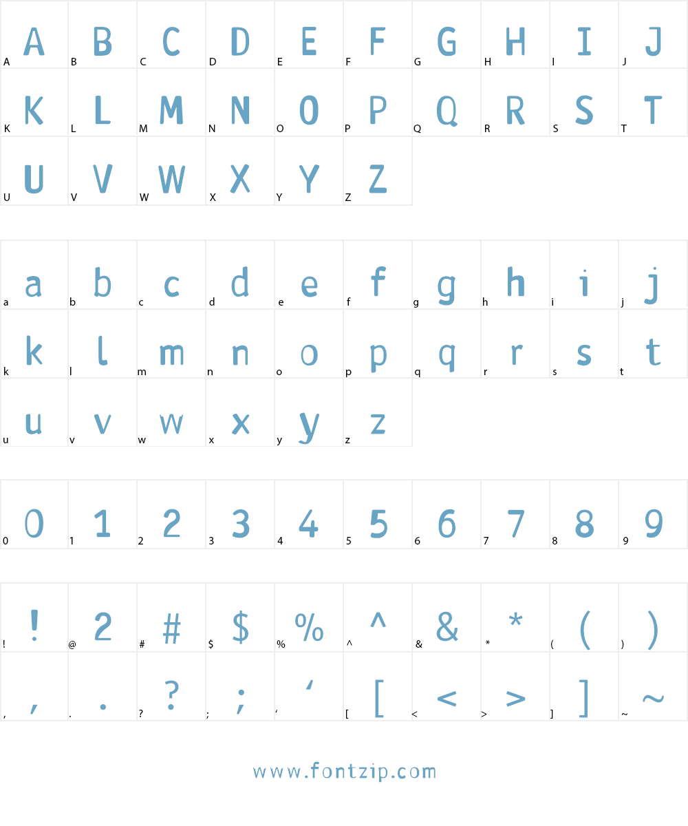Antaviana Font Character