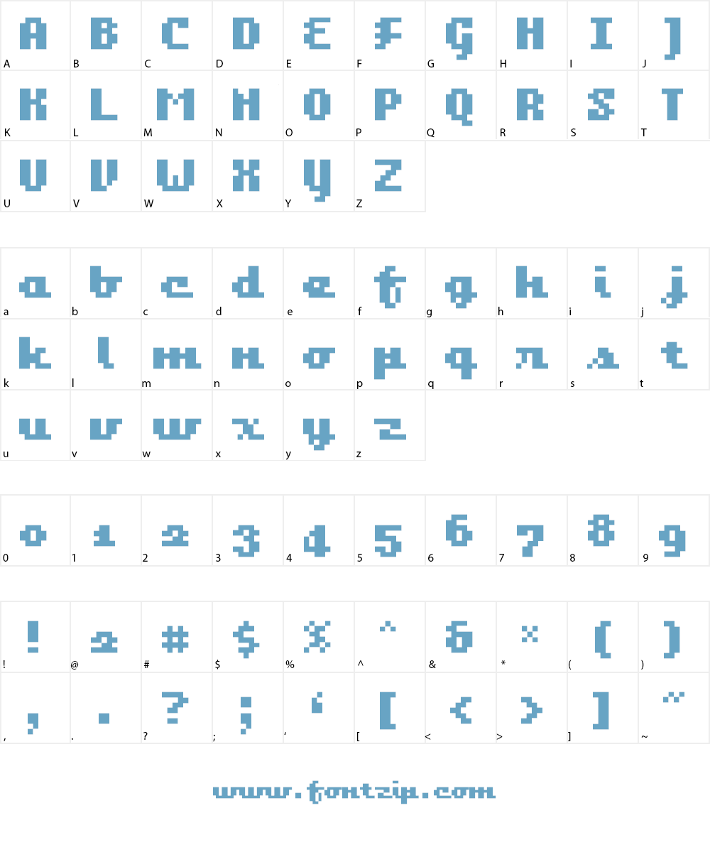 Bangalore Font Character