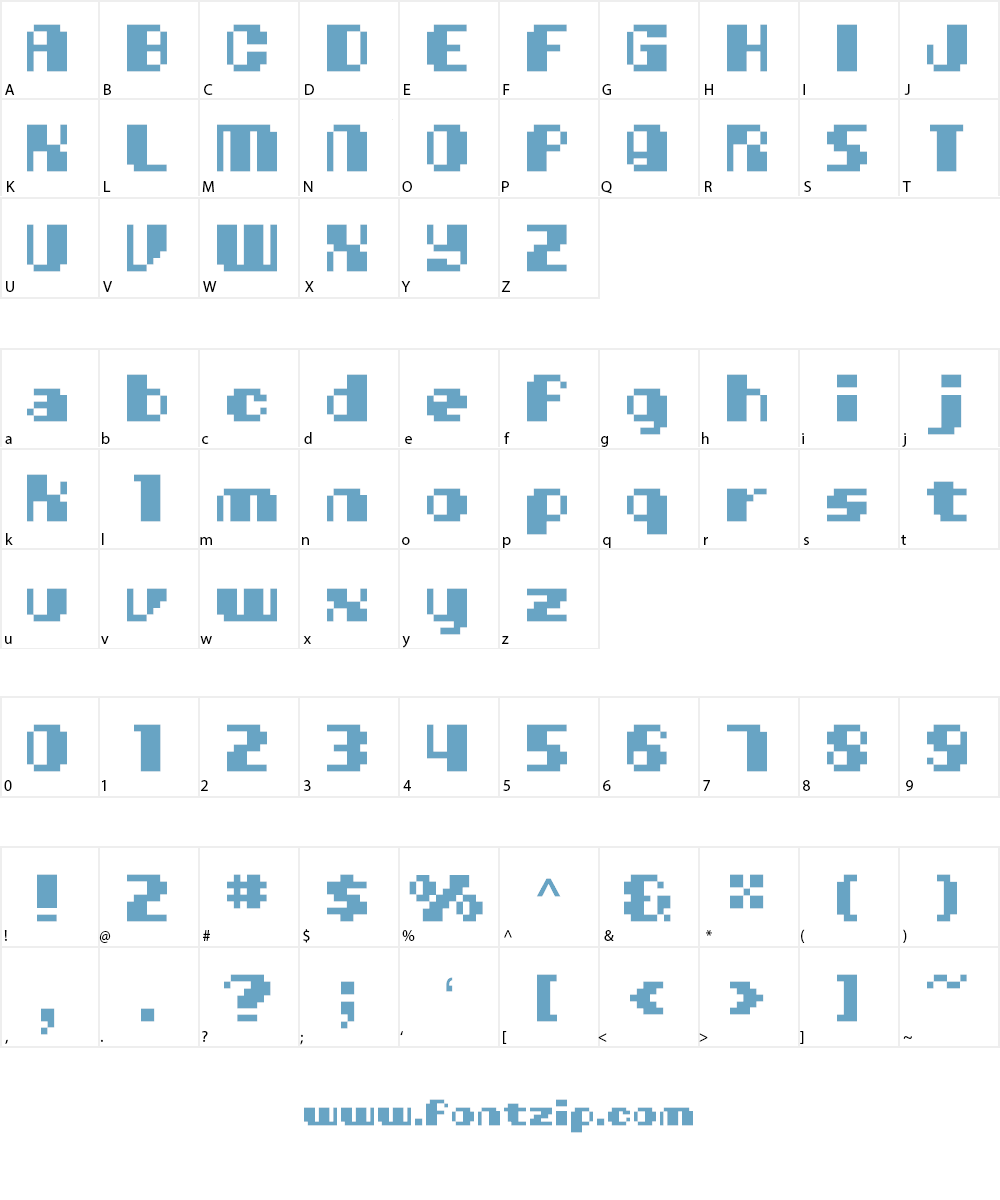 BM great Font Character