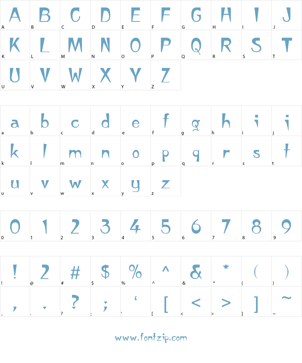Japan Font Character