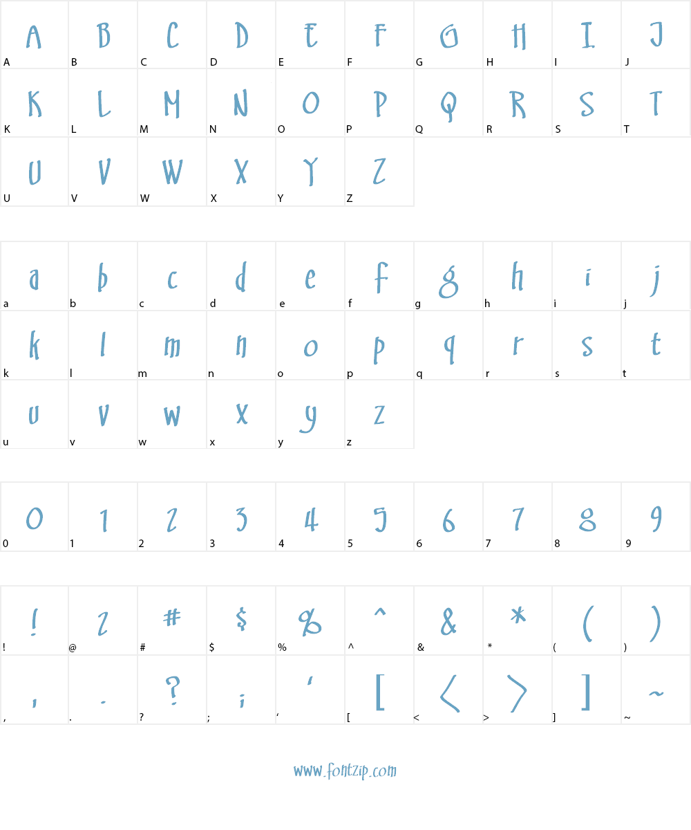 SwingSet BB Font Character