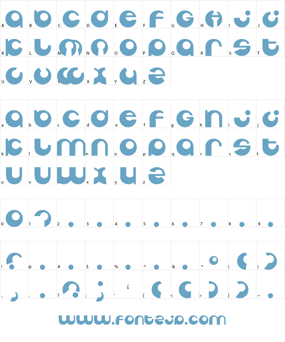 Tabun Font Character