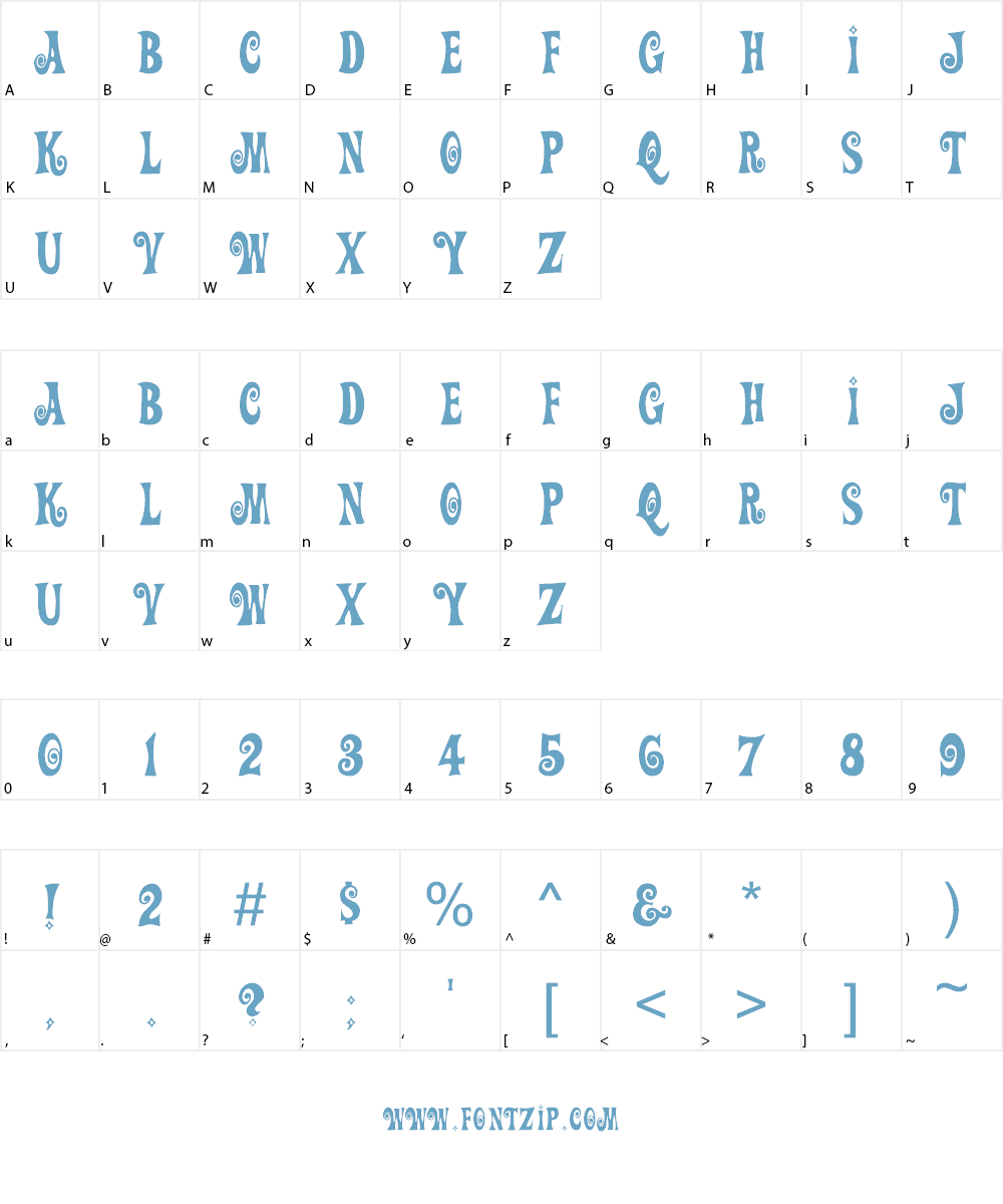 ActionIs Font Character