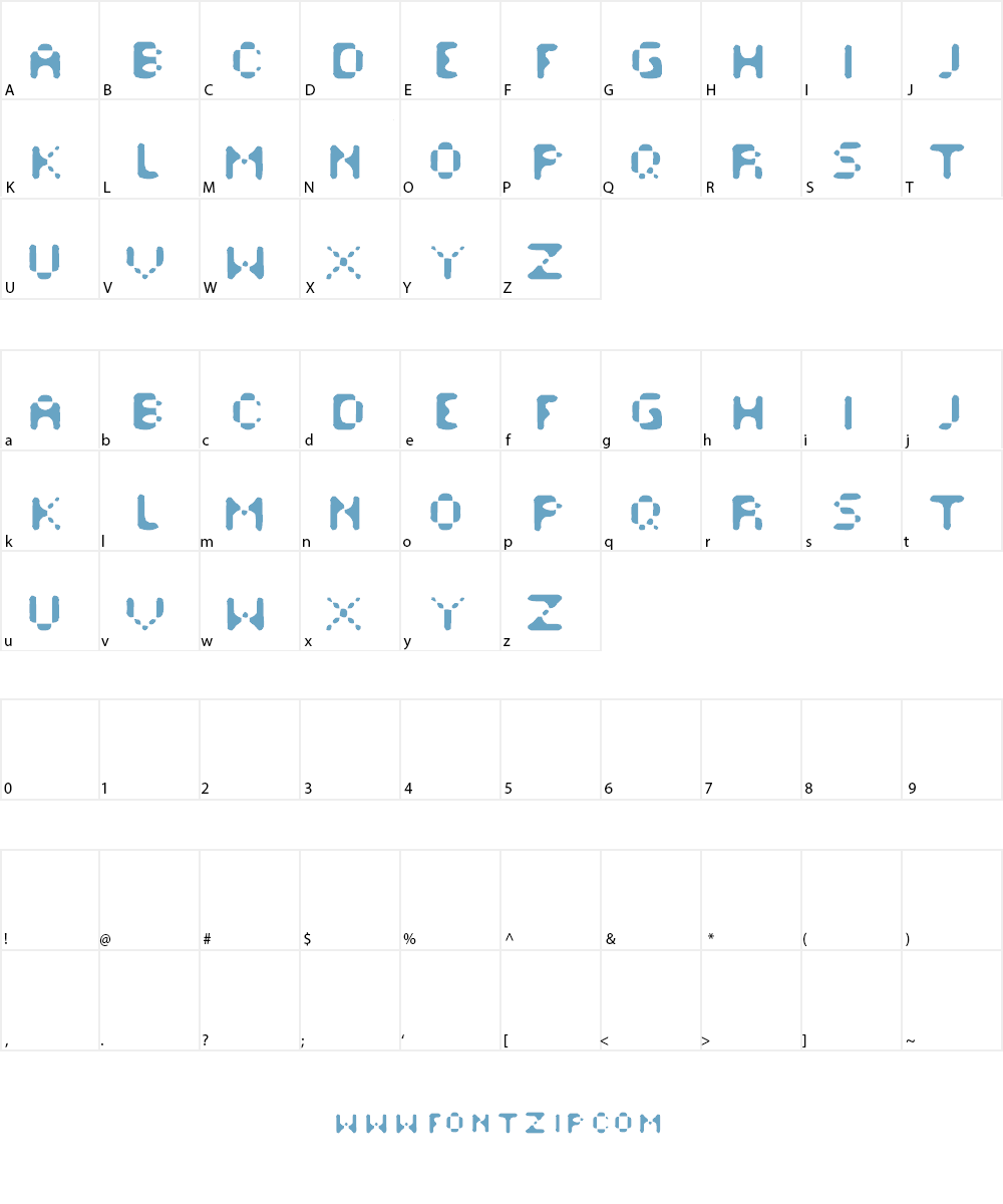 Afterfonts Font Character