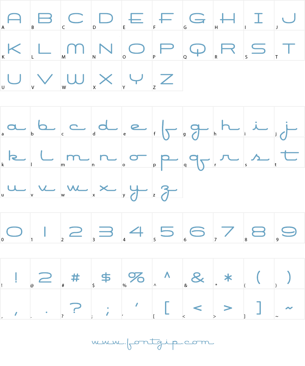 Air Conditioner Font Character
