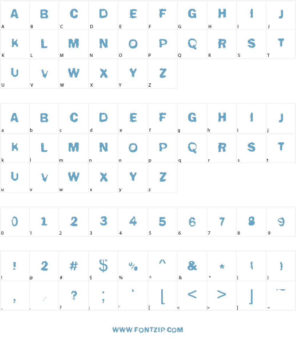 All your font are belong to us Font Character