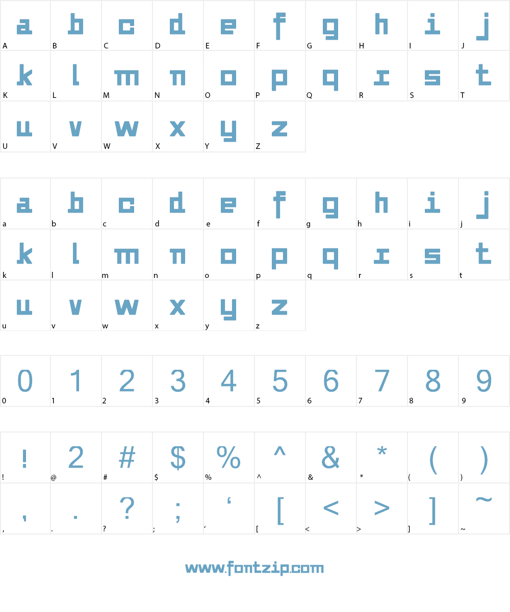 Alvedon Font Character