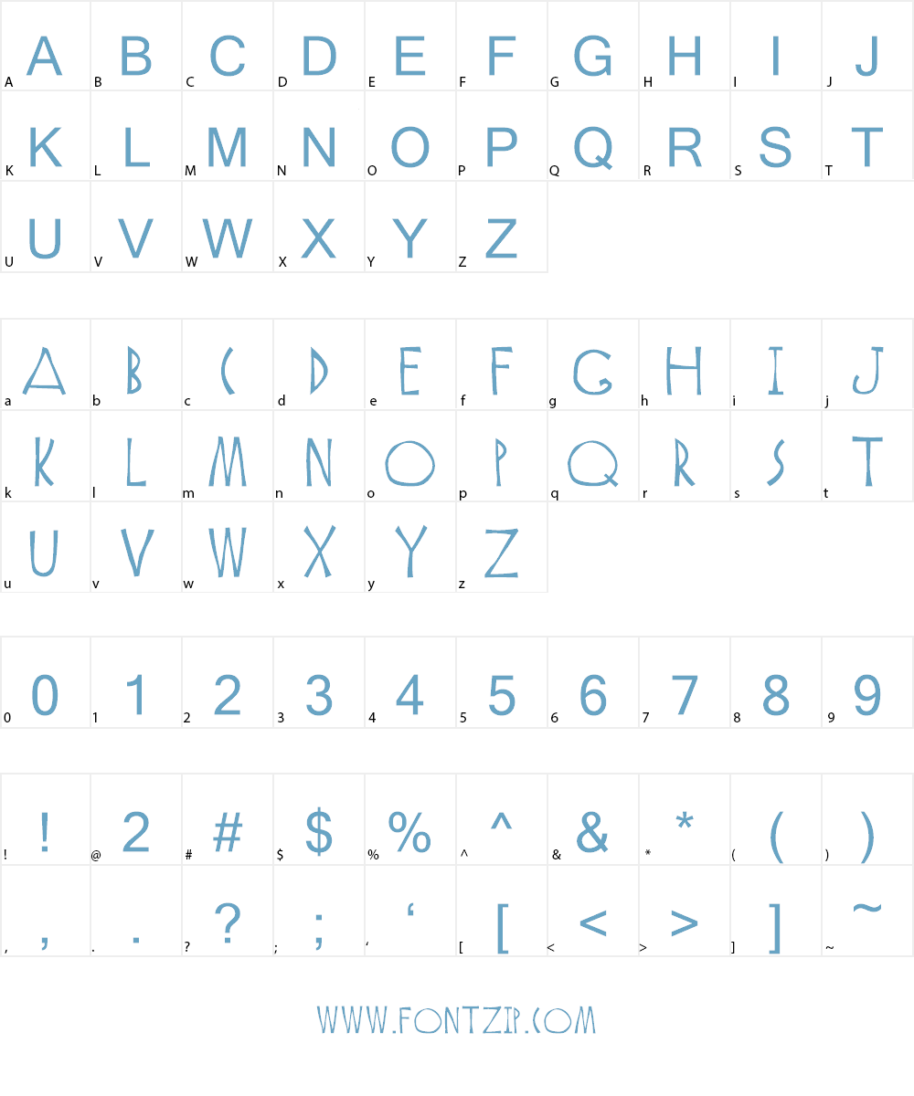 Apparition Font Character