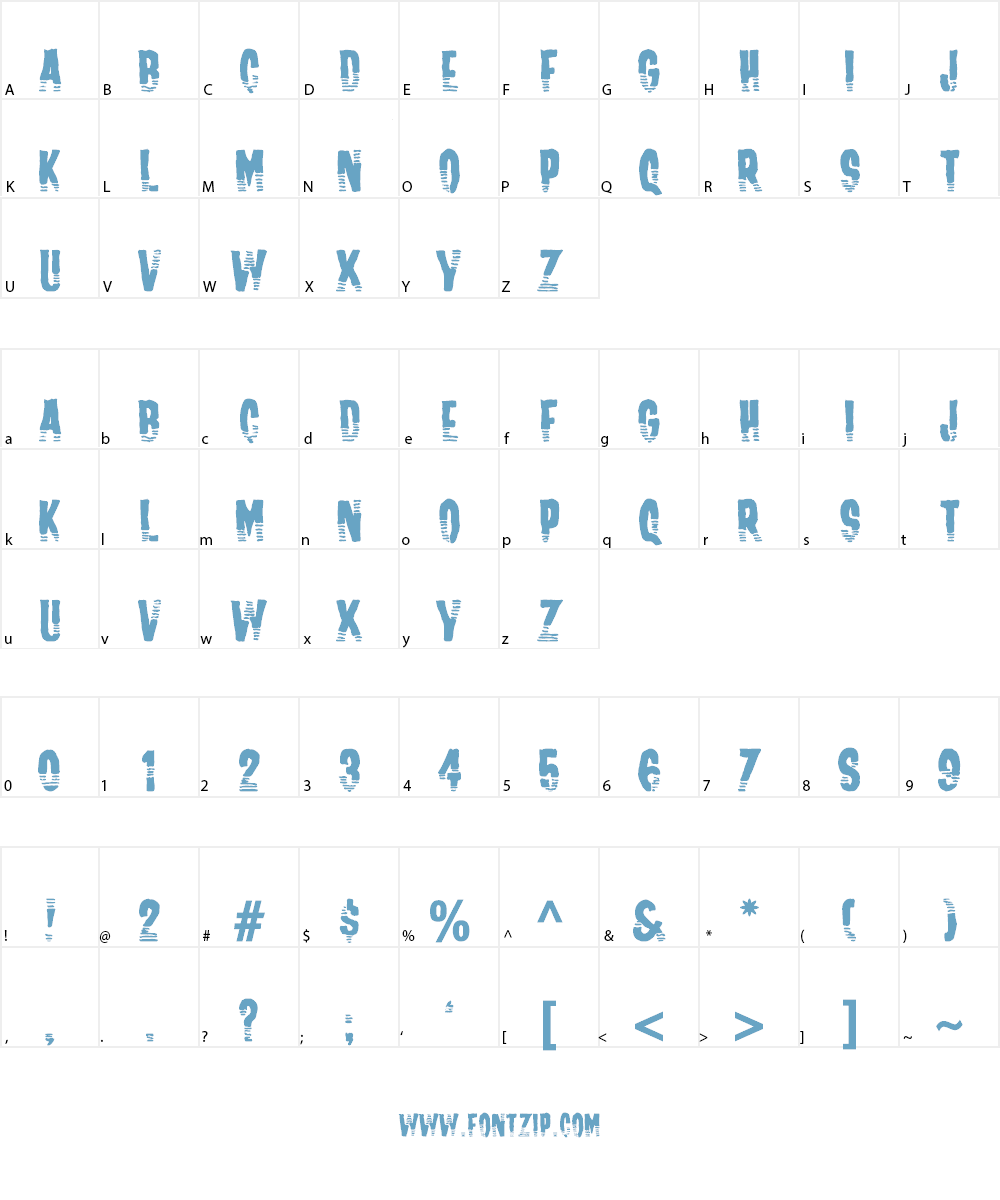 Channel Tuning Font Character
