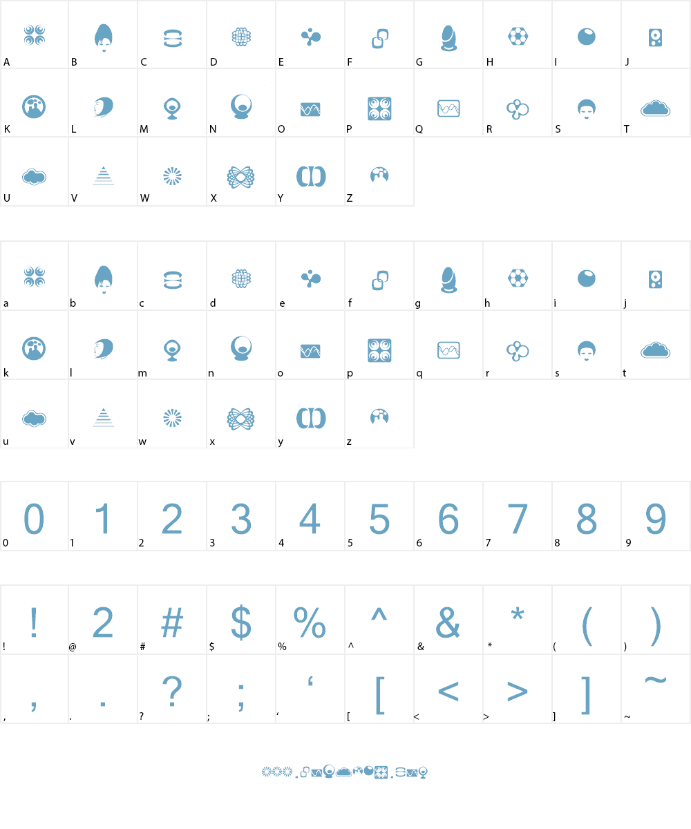 Geronauts Font Character