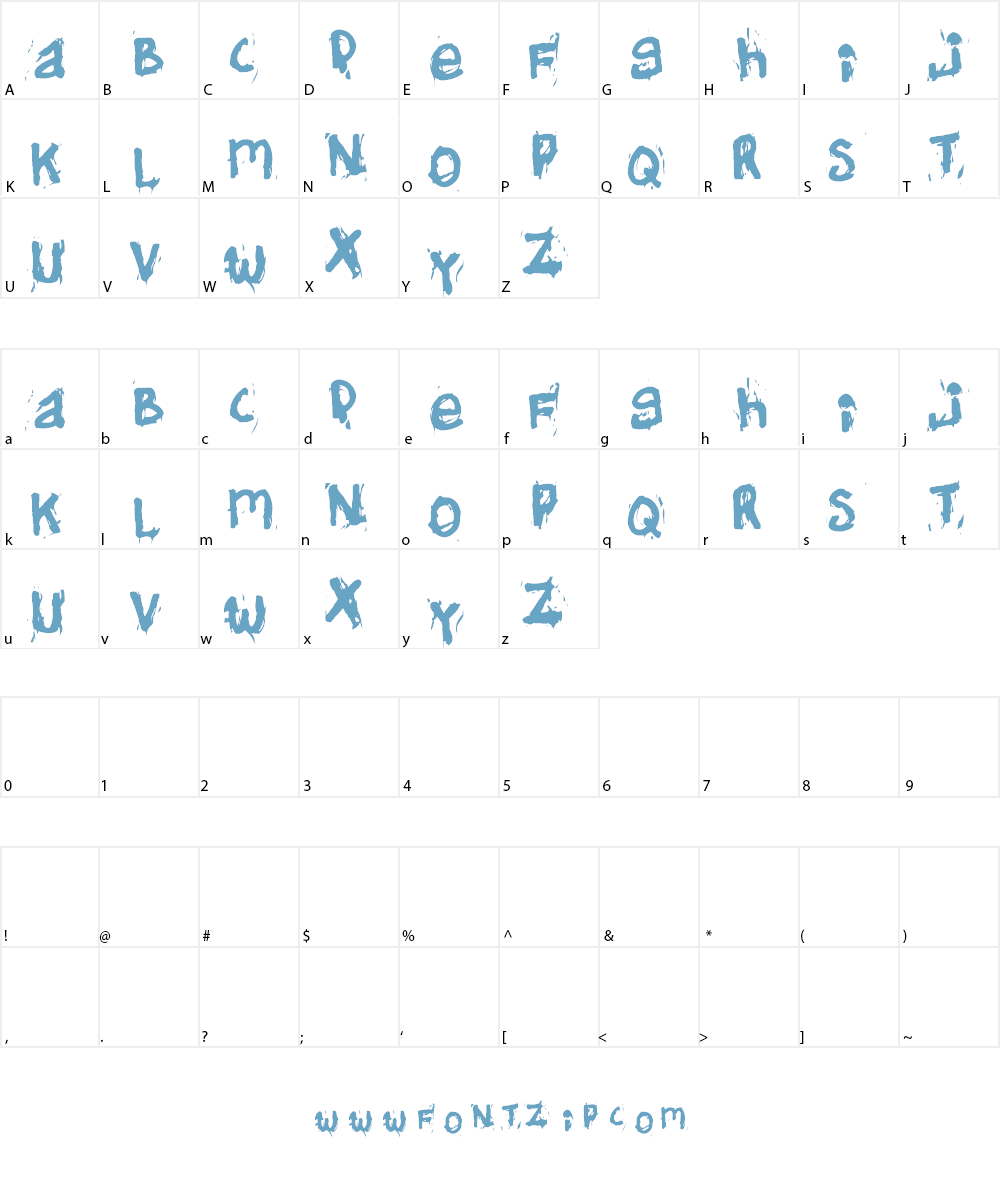 Helifonter Font Character
