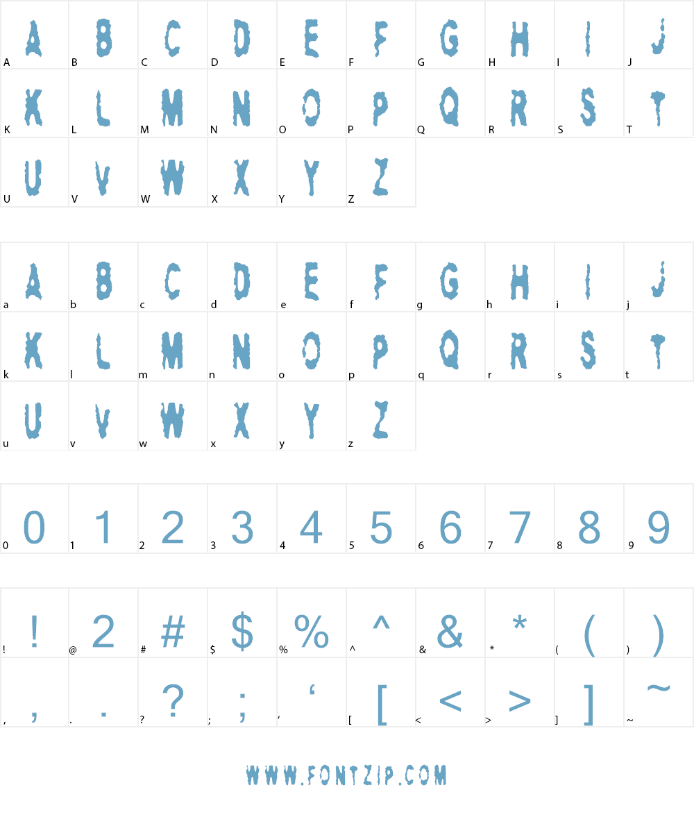 hitman Font Character