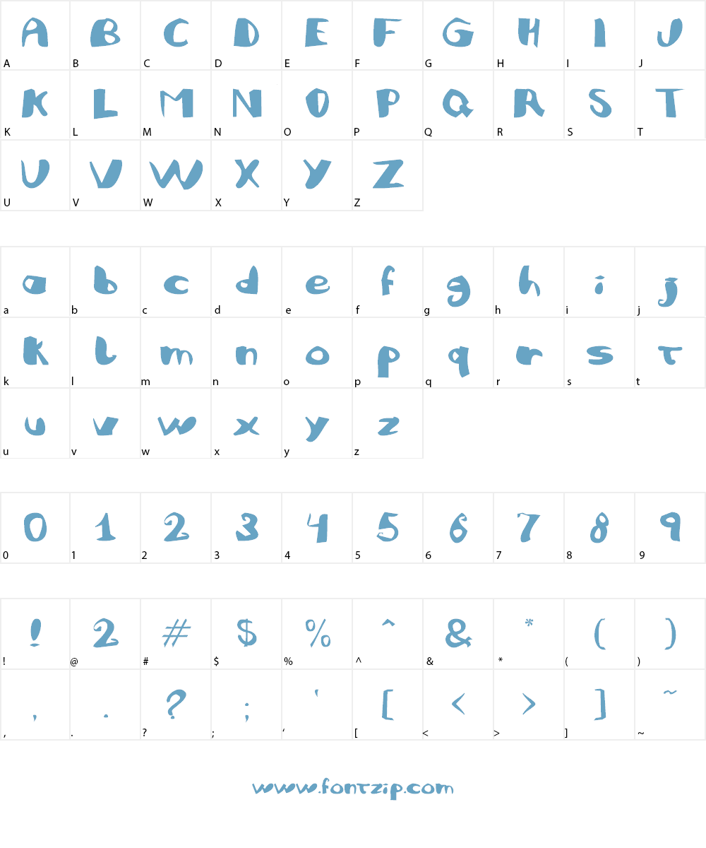 JuliFesta Font Character