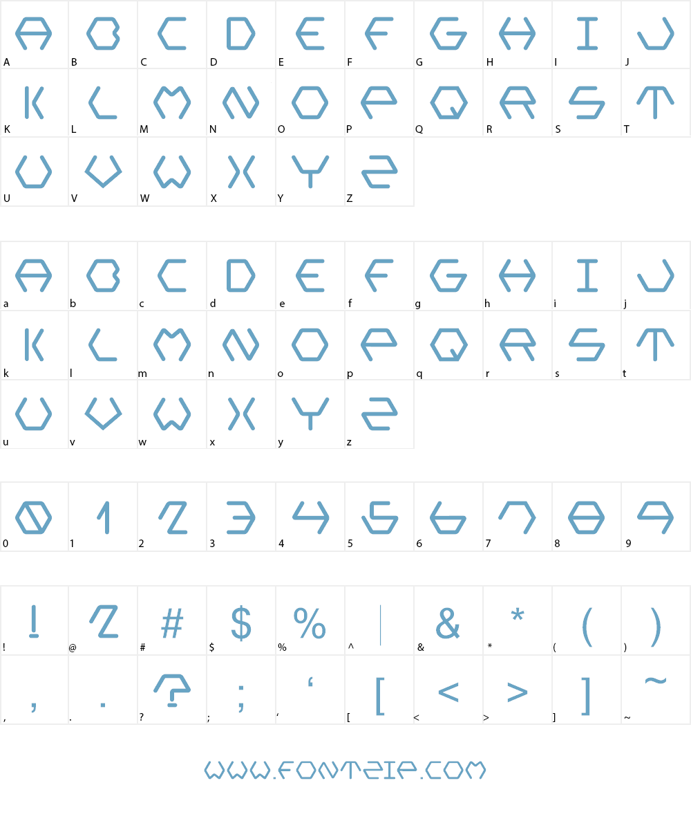 Metal On Metal Font Character