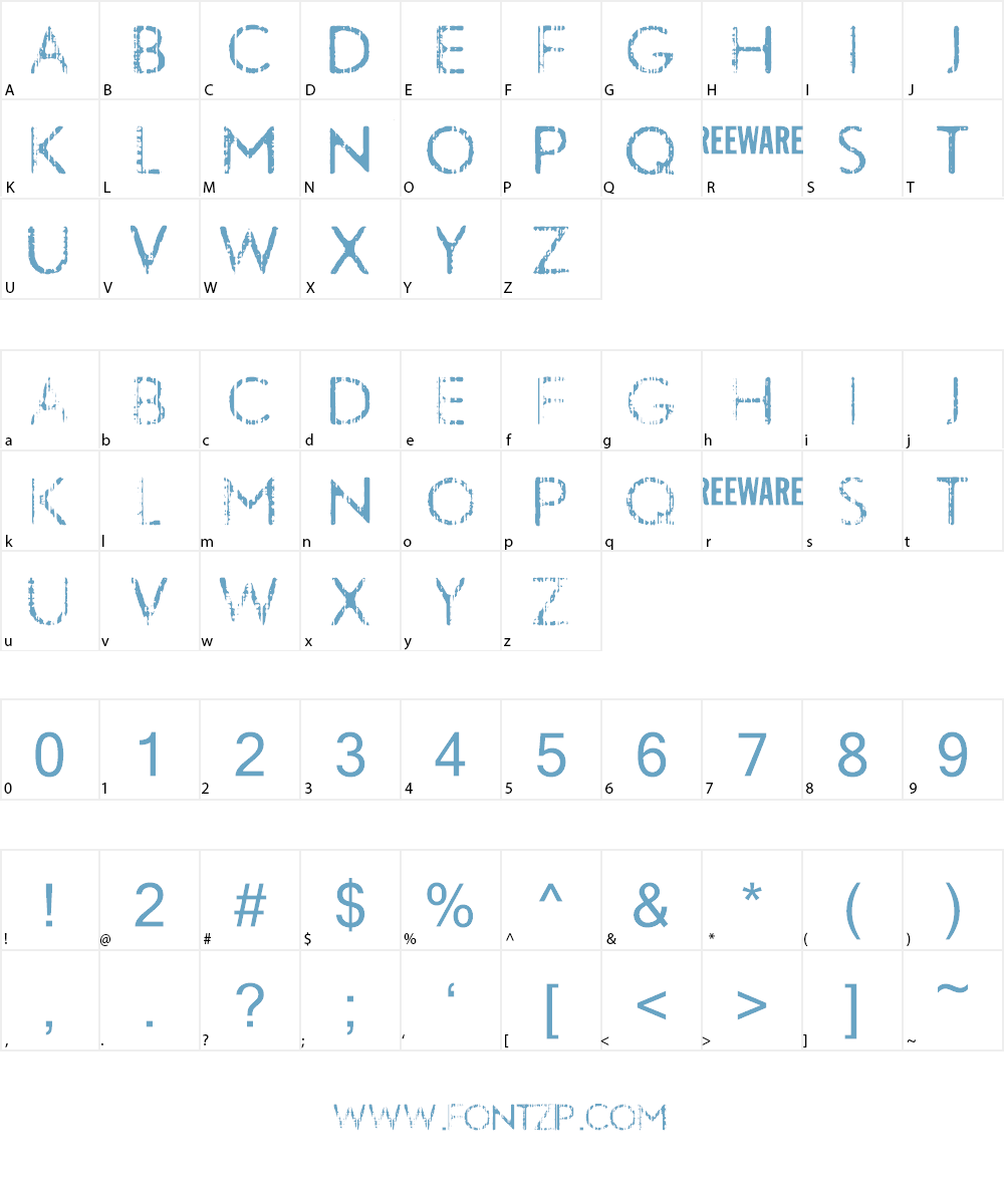 Nobby Font Character