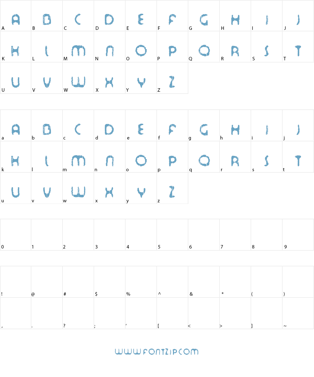 Tour de Font Font Character