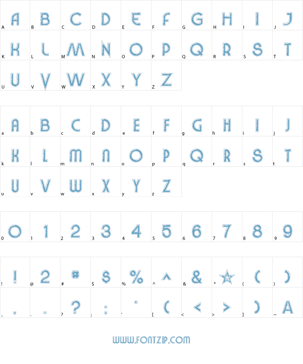 Vinyl Smooth BV Font Character