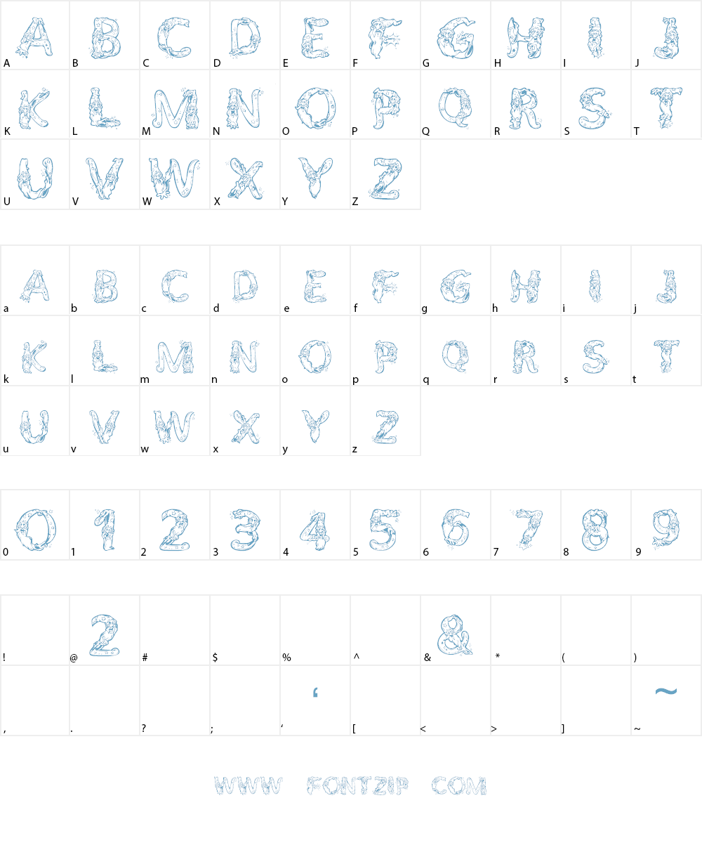 AlphaWizard Font Character