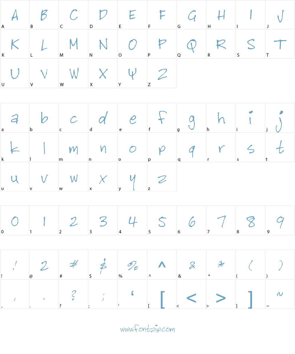 Bitch Cakes Font Character